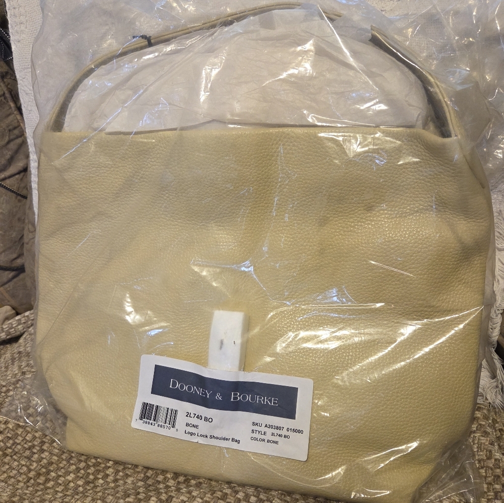 Dooney & Bourke Cream Shoulder Bag